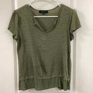 Sanctuary Olive Short Sleeve Tee